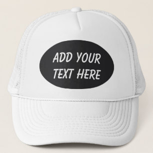 ADD YOUR TEXT HERE-HAT TRUCKER HAT