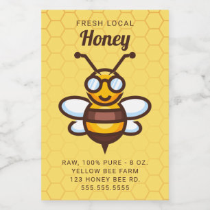 Add Your Text   Honey Jar Label