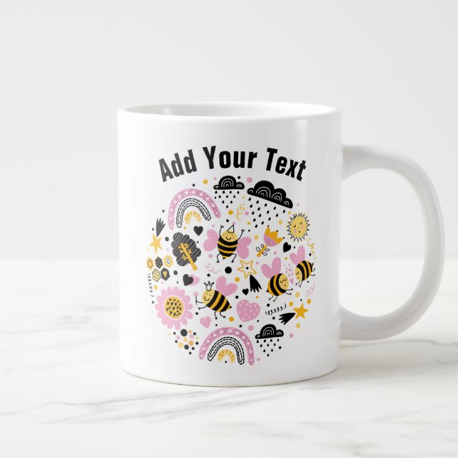 Add Your Text - Jumbo Mug (Right)