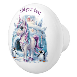 Add Your Text/Name  Ceramic Knob
