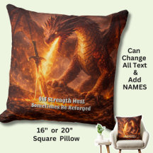 Add Your Text Name Fire Dragon with Sword Reforged