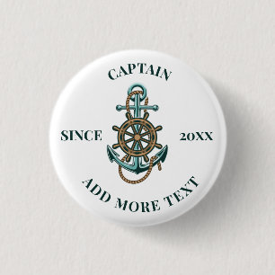 Add Your Text Nautical Anchor Theme Button