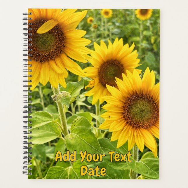 "Add your Text" Planner (Front)