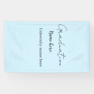 add your text simple graduate add school name cong banner