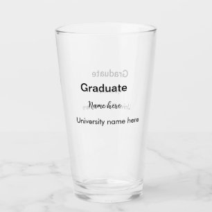 add your text simple graduate add school name cong glass