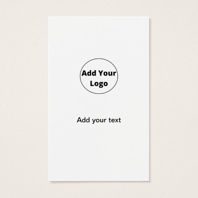 add your text simple minimal custom add your logo  (Front)