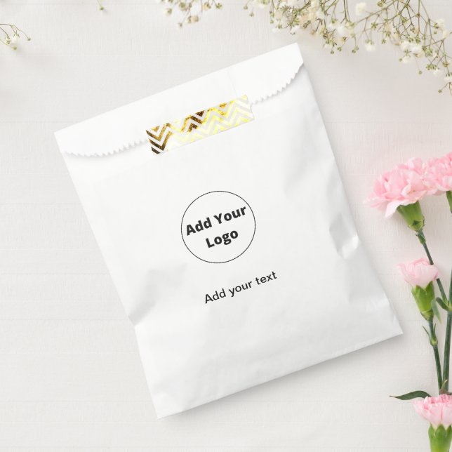 add your text simple minimal custom add your logo  favour bag (Sealed)