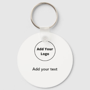 add your text simple minimal custom add your logo key ring