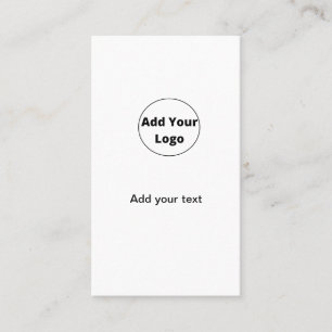add your text simple minimal custom add your logo loyalty card