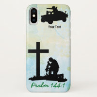 Add Your Text Soldier  iPhone X Case