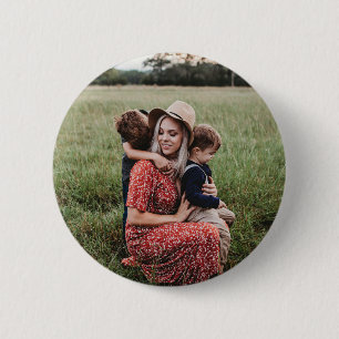 Add Your Unique Photo 6 Cm Round Badge