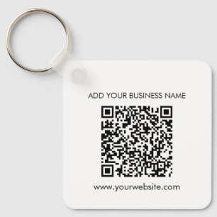 Add Your Website Address QR Code Business Key Ring