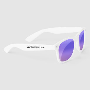Add Your Website Promo Branded Sunglasses Example