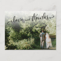 Add Your Wedding Photo, Script Love and Thanks