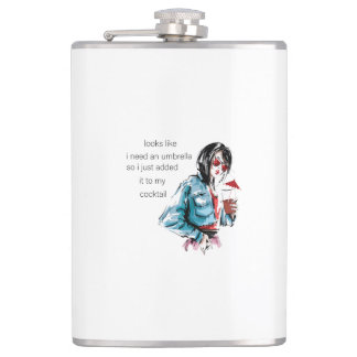Added Umbrella candy jar Hip Flask