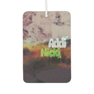 Addi Nicki Album Cover Artwork Car Air Freshener