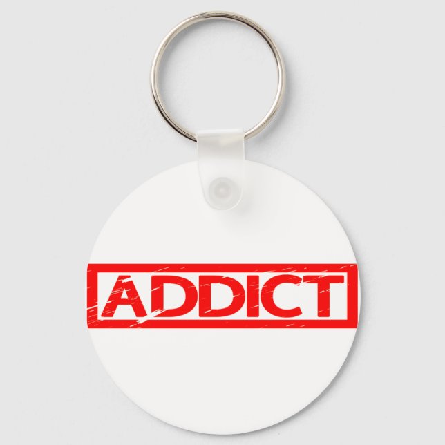Addict Stamp Key Ring (Front)