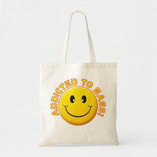 Addicted Bass Smile Tote Bag