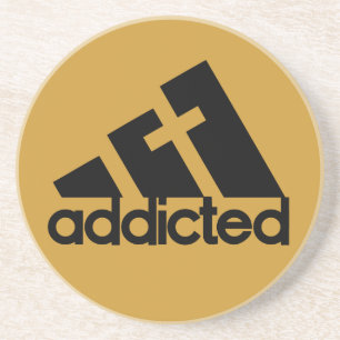 Addicted Black Coaster