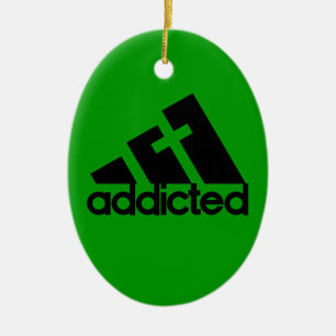 Addicted Ceramic Tree Decoration