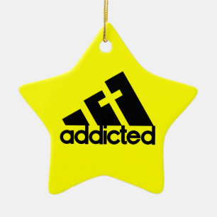 Addicted Ceramic Tree Decoration