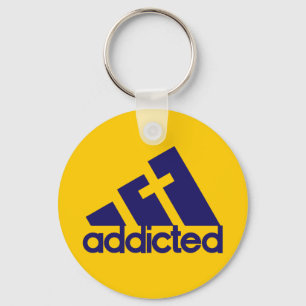 Addicted Key Ring