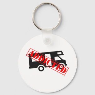 Addicted to Camping Key Ring