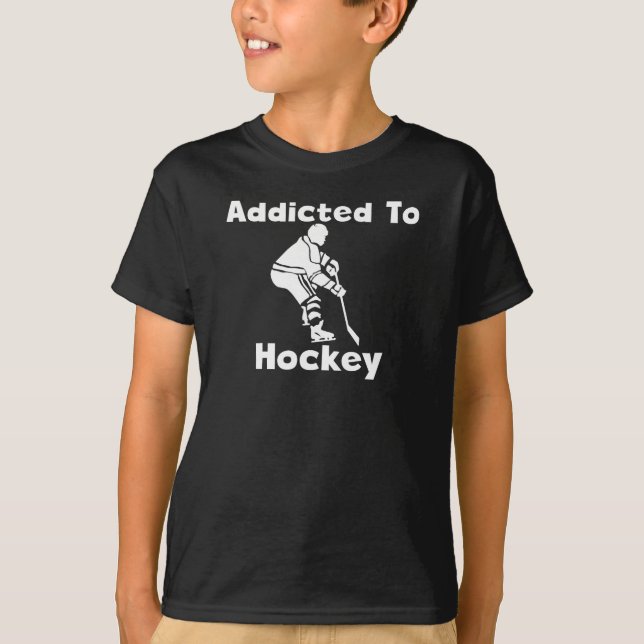 Addicted To Hockey T-Shirt (Front)