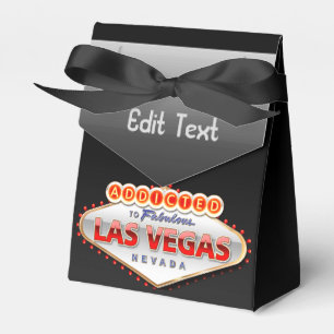 Addicted to Las Vegas, Nevada Funny Sign Favour Box