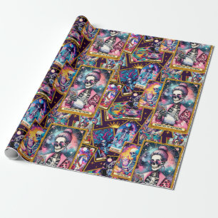 Addicted To My Phone Tarot Cards Wrapping Paper