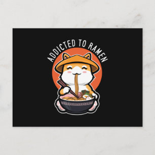 Addicted to Ramen Postcard