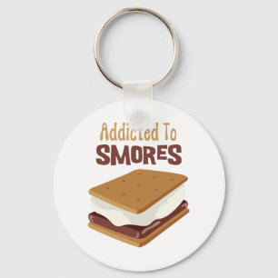 Addicted To Smores Key Ring