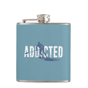 Addicted To Stand Up Paddling Hip Flask