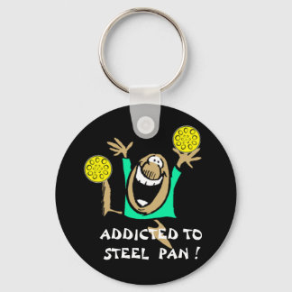 Addicted to Steel Pan key-chain Key Ring