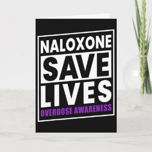 Addiction Awareness Drug Addiction Overdose Awaren Card