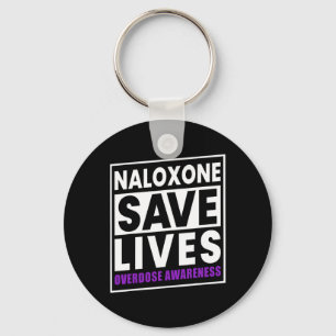Addiction Awareness Drug Addiction Overdose Awaren Key Ring