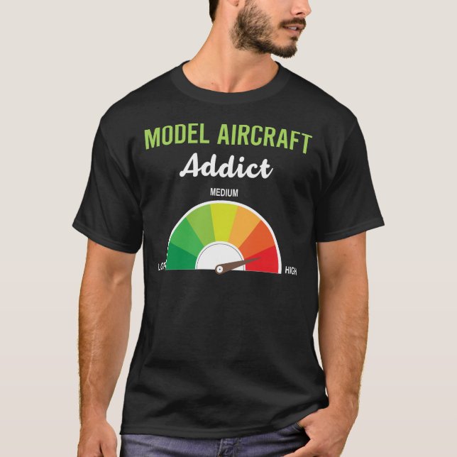 Addiction Model Aircraft T-Shirt (Front)