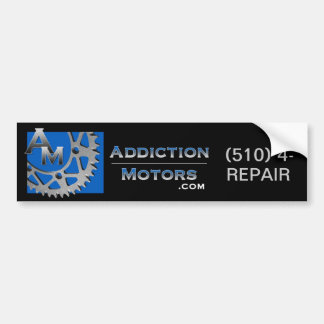 Addiction Motors Bumper Sticker