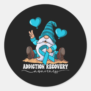 Addiction Recovery Awareness _1  Classic Round Sticker
