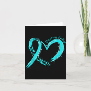 Addiction Recovery Awareness Heart Drug Alcohol Card