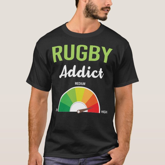 Addiction Rugby T-Shirt (Front)