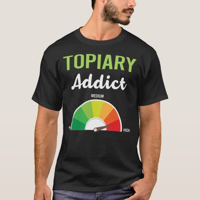 Addiction Topiary T-Shirt (Front)