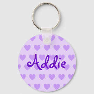 Addie in Purple Key Ring