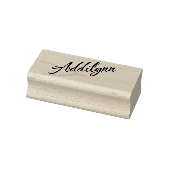 Addilynn first name cursive script rubber stamp (Stamp)