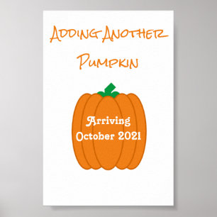 Adding Another Pumpkin Poster