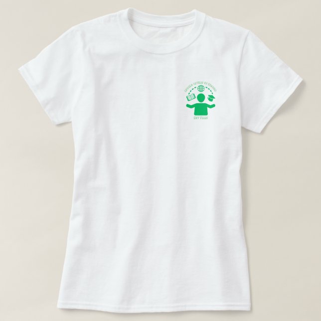 Adding layers of wisdom, not years. T-Shirt (Design Front)
