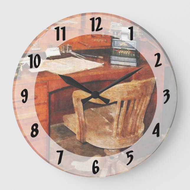 Adding Machine Large Clock (Front)