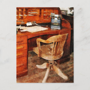 Adding Machine Postcard