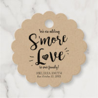 Adding Smore Love to Our Family Baby Shower Black