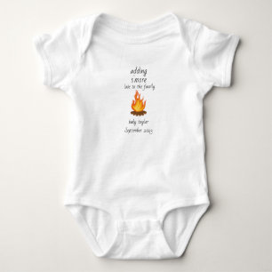 Adding s'more love to the family baby Baby Bodysuit